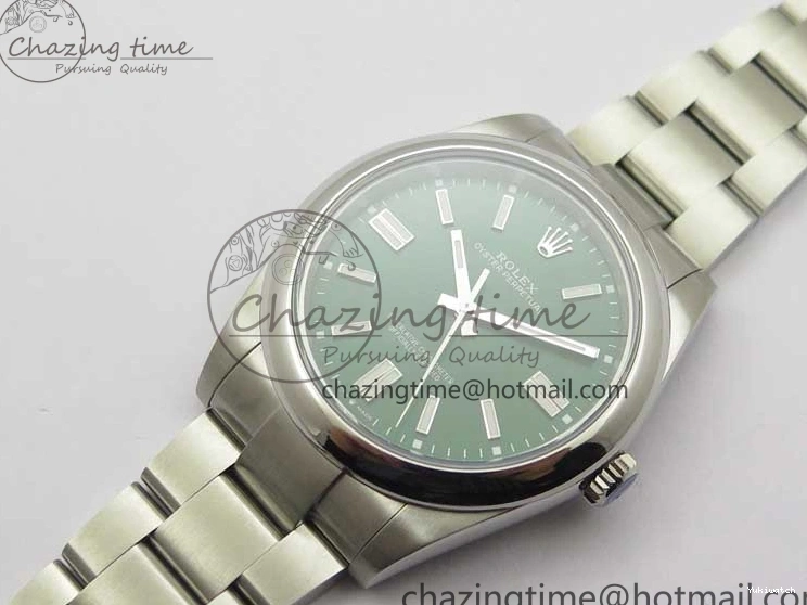 Best 124300 Bracelet Maker BP Green on SS Edition Oyster Dial 41mm Perpetual 0522